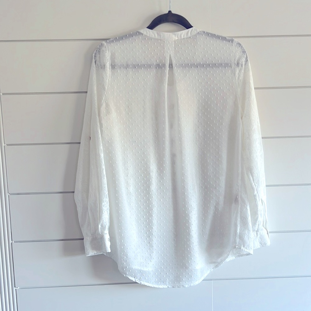 Meadow Rue Cream Embroidered Top - Picture 3 of 8